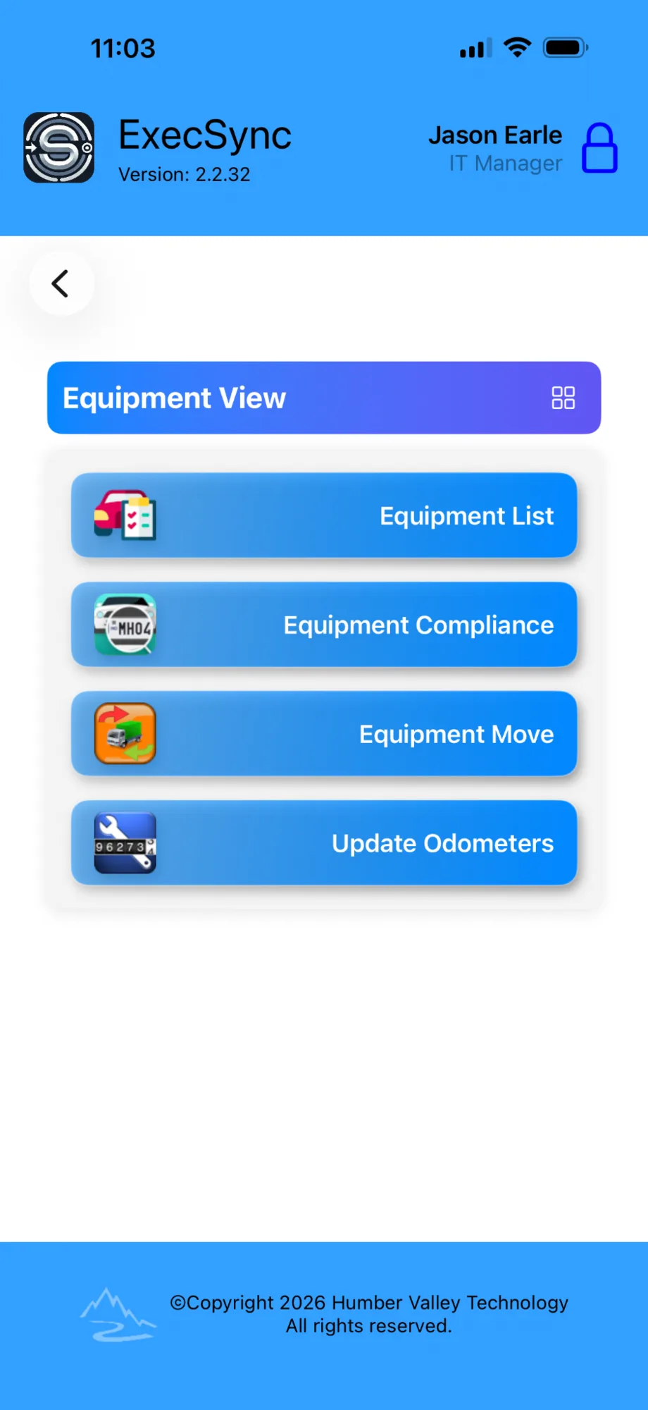 ExecSync equipment view