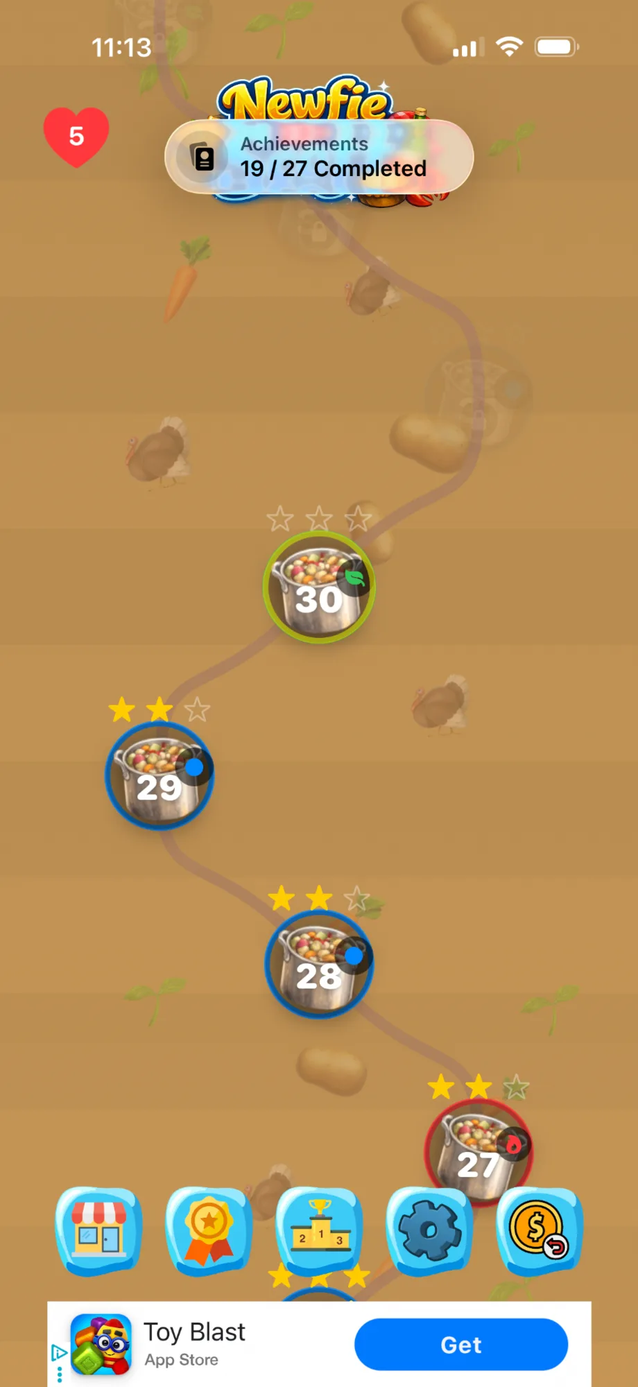 Newfie Scoff level map